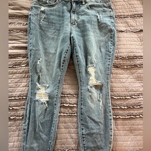 Judy blue skinny distressed jeans